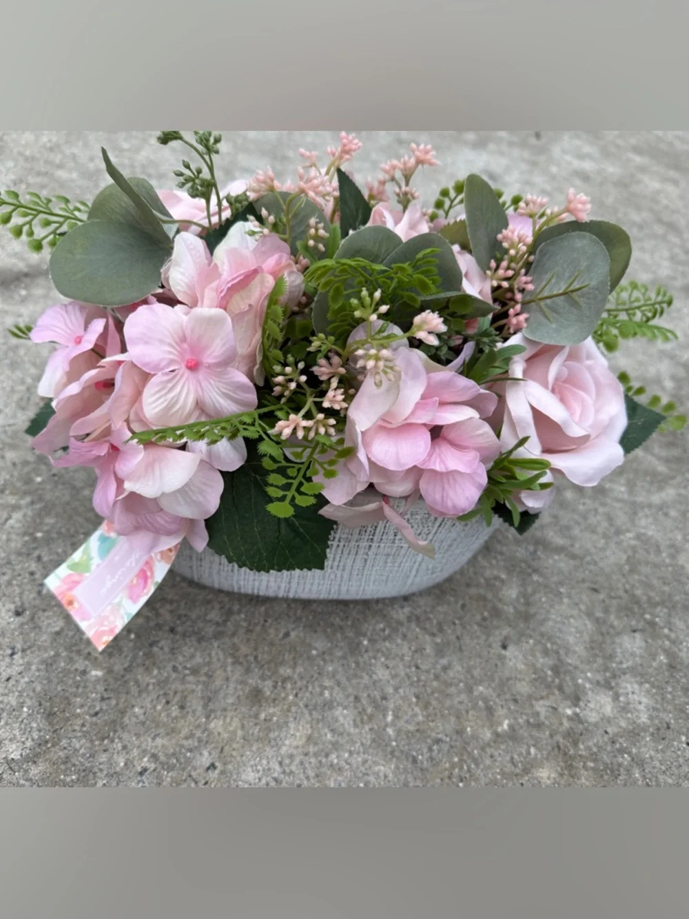 Elegant Pink Floral Arrangement - NWT